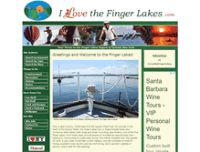 Tablet Screenshot of ilovethefingerlakes.com